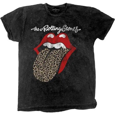 Produktbild von The Rolling Stones Leopard Tongue Black L T-Shirt