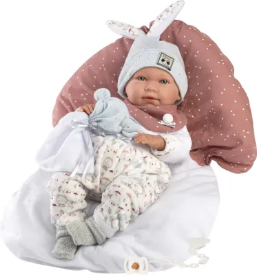 Image de Poupée Llorens Mimi, avec coussin-éponge, rieuse, 42 cm