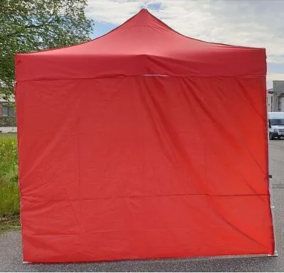 Produktbild von Faltpavillon 4x4m ALU Premium Vollseiten - Rot