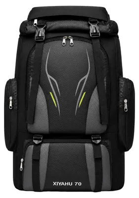 Zdjęcie produktu dla Plecak trekkingowy 70L, wodoodporny, czarny