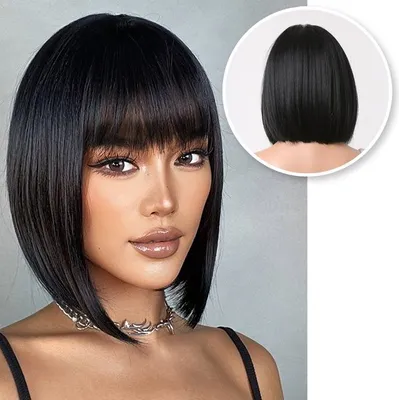 Obrázok produktu pre Čierna parochňa dámska - Sassy Goods parochne dámske - Vrátane sieťky na vlasy - 35 cm