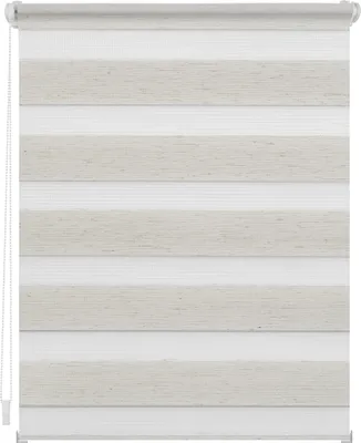 Produktbild von Duo-Rollo Doppelrollo Klemmfix, ohne Bohren, blickdicht, mit Montageschiene Sichtschutz Sonnenschutz Natur,70 cm x 150 cm (B x L)