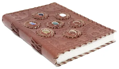 Imagen del producto de Cuaderno de cuero Piedra Sackra