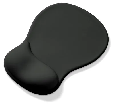 Produktbild von Ergonomisches Mauspad mit Gelkissen und Handauflage in Schwarz