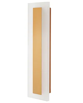 Zdjęcie produktu dla BELIANI Lampa ścienna zewnętrzna LED kinkiet złota stalowy 30 cm nowoczesny