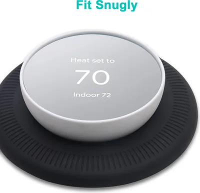 Obrázek produktu pro Kryt stěnové desky jako náhrada za termostat Nest, měkký silikon, odolný proti opotřebení, snadná instalace, příslušenství pro upevnění