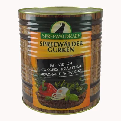 Produktbild von Original Spreewälder Gewürzgurken - urwüchsig herzhaft (10 l Dose)