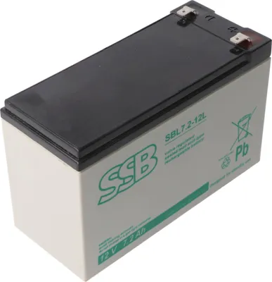 Produktbild von SSB SBL7.2-12L 12V 7,2Ah 6,3mm Faston Bleiakku AGM Blei Gel Akku