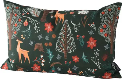 Produktbild von Kissenhülle Scandi Winter Forest versch. Größen von SCHÖNER LEBEN. Größe 40x60cm (HxB) 40x60cm (HxB) Größe
