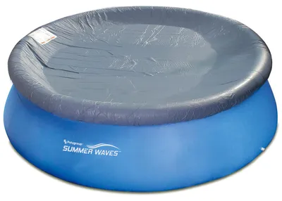 Produktbild von Summer Waves Poolabdeckung Ø366cm Abdeckplane Regenplane für Quick Up Pool