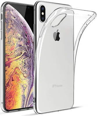 Zdjęcie produktu dla Silikonowe etui do telefonu Apple iPhone X – przezroczyste (8719273253571)