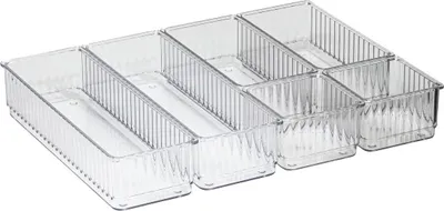 Produktbild von Set aus 6 transparenten Organizern