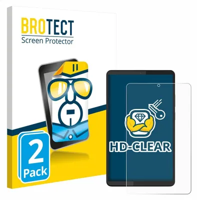 Produktbild von 2x Für Lenovo Tab One 8.7" Schutzfolie BROTECT Displayschutz Display Schutz Folie Klar Transparent