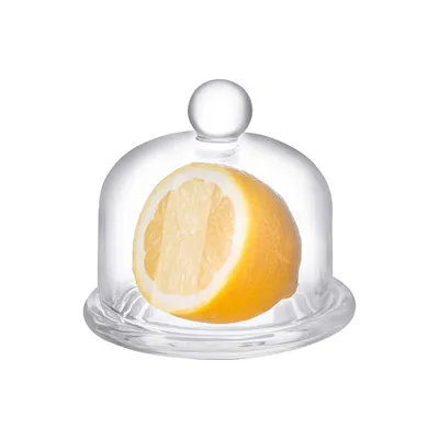 Produktbild von Gläserner Zitronenbehälter / Glasbehälter für Zitronen / Zitronenbox aus Glas