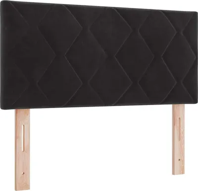 Produktbild von vidaXL Kopfteil Schwarz 90 cm Samt