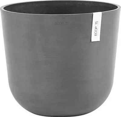Obrázek produktu pro Výsadbový květináč Ecopots Oslo plastový Ø 35 cm V 30,5 cm šedý