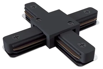Image de Maytoni Connecteur X pour rail d'alimentation 4x noir
