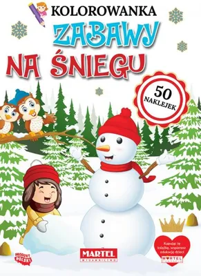 Produktbild von A4-Malbuch mit Aufklebern Spaß im Schnee Martel