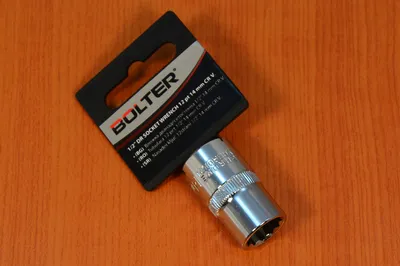 Produktbild von Stecknuss Steckschlüssel Einsätze Nüsse kurz Nuss 12 kant 1/2"-14mm