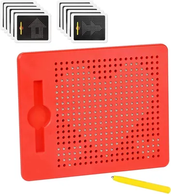 Zdjęcie produktu dla Tablica magnetyczna, 21,5 x 7,5 cm, z magnetycznym ołówkiem, idealna dla dzieci i w podróży