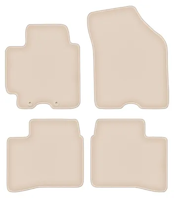 Produktbild von DURBAN Beige Velours-Fußmatten-Set für Suzuki Swift V Schrägheck (2017-)