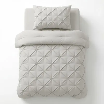 Imagen del producto de Sábanas edredón Sleeptime, diseño "Lazy", color blanco roto, 140 x 200 cm