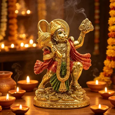 Produktbild von Hindu Fliegende Hanuman Statue