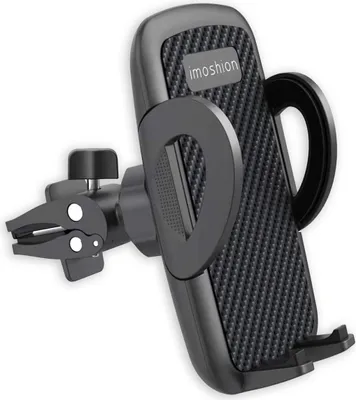Image de imoshion Support téléphone voiture - Réglable - Universel - Carbone - Grille d'aération - Noir