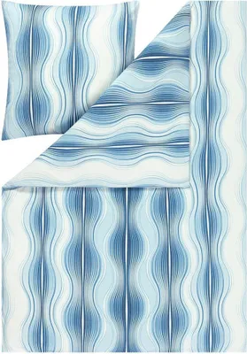 Produktbild von Estella Interlock Jersey Bettwäsche Marisol 6615-051 Wellen 135x200