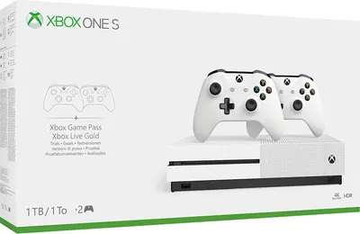 Produktbild von Microsoft Xbox One S 1TB inkl. 2 Controller