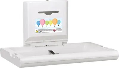 Zdjęcie produktu dla KWC AR Przewijak, CAMBRINO, PP biały, składany, otwarty 860x480x570 mm
