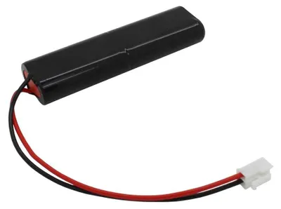 Produktbild von Notleuchtenakku NiMH 4,8V 1500mAh L2x2 Mignon AA mit 150mm Kabel und Stecker