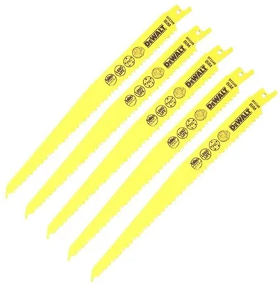 Produktbild von DeWalt DT2349-QZ Säbelsägeblatt Set 228mm 5 Stück 5035048034590