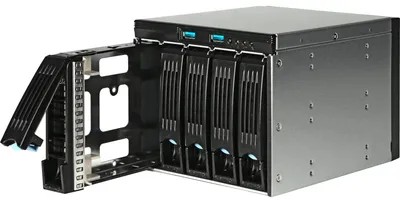 Produktbild von Chenbro SK33502, Schwarz, SGCC, 1 Lüfter, 8 cm, 12 Gbit/s, 146 mm