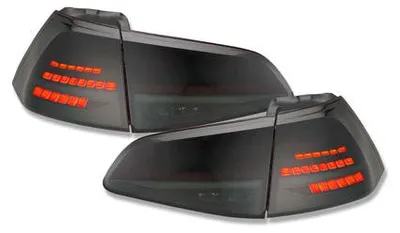 Original Litec VOLL LED Rückleuchten Rot Smoke dynamischer Blinker für VW Golf 7