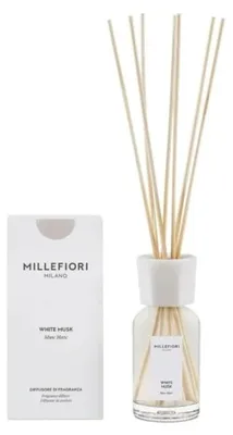 Zdjęcie produktu dla Pałeczki zapachowe 100 ml White Musk 77MDMB Millefiori Milano