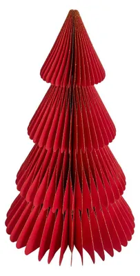 Produktbild von Weihnachtsbaum aus Papier, Shapu, rot, H. 60 cm