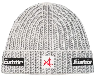 Produktbild von Eisbär Sorrak MÜ SA Uni Haube mit Fleeceband Weiß/Grau (White/Graumele), 33152-100 - Gr. One Size