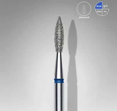 Immagine prodotto di STALEKS taglierina diamantata affilata alla fiamma 2,1 x 8 mm, blu