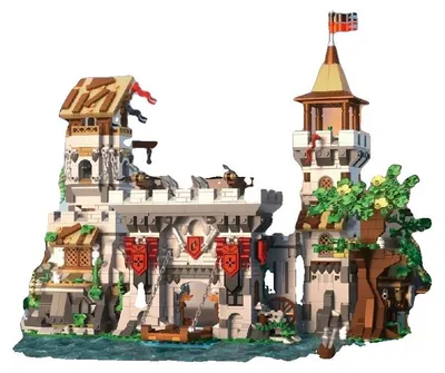 Image de Modèle de construction en bois, construction créative, 2568 pièces, avec instructions