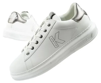 Produktbild von Karl Lagerfeld Herrenschuhe, Sneaker "Kapri", aus echtem Leder, weiß - Größe 46