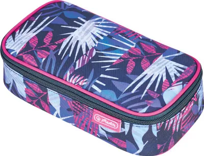 Obrázok produktu pre Herlitz beatBox Indigo Flower, Mäkké puzdro na perá, Polyester, Modrá, Purpurová, Vzor, Zips, Dospelý/Dieťa