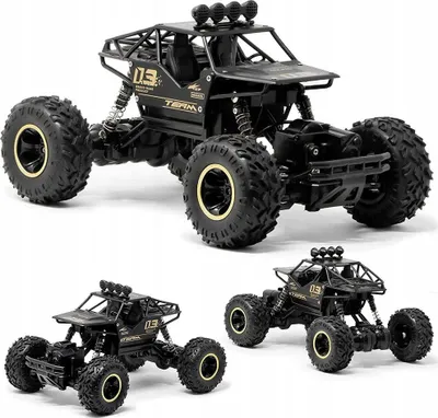 Produktbild von Ferngesteuertes Geländewagen 4X4 Metall 1:16 Mit Stoßdämpfern Und 2 Motoren