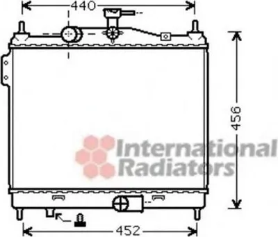 Produktbild von VAN WEZEL 82002206 Kühler Wasserkühler Motorkühler