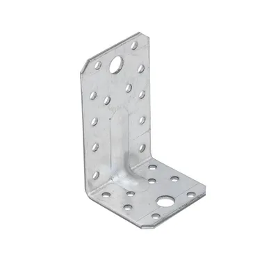 Produktbild von Winkelverbinder, Schwerlastwinkel 20 Stück, Winkel Metall mit Sicke, Lochwinkel