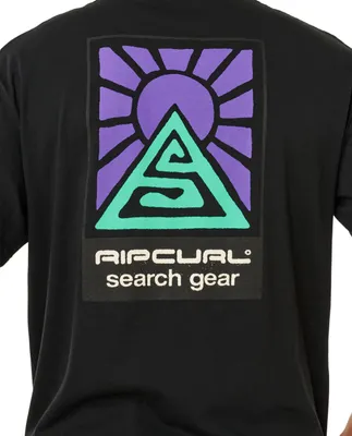 Produktbild von Rip Curl Herren T-Shirt SEARCH DAWN TEE, Größe:M, Farben:black