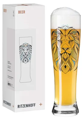 Produktbild von Ritzenhoff Brauchzeit Weizenbierglas Löwe 646 ml Andreas Preis