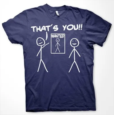 Produktbild von Thats You - Wanted T-Shirt - XX-Large - Navy