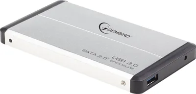 Produktbild von Gembird EE2-U3S-2-S, HDD-Gehäuse, 2.5", SATA, USB Anschluss, Silber