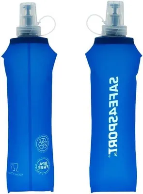Produktbild von Faltbare Softflasche 500ml Blau TPU Sport